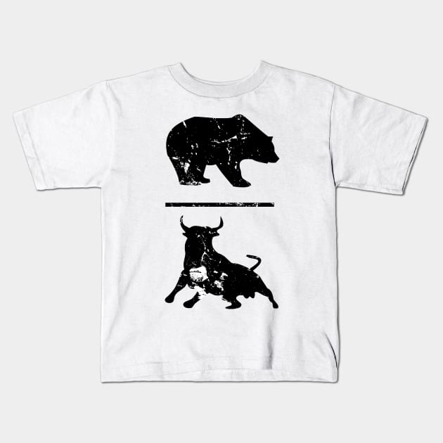 Bear Bull Kids T-Shirt by DiscoverNow